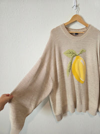 AE Oversized Lemon Print Sweater (XXL)