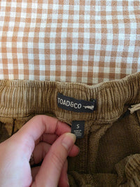 Toad & Co Corduroy Pull On Pants (S)