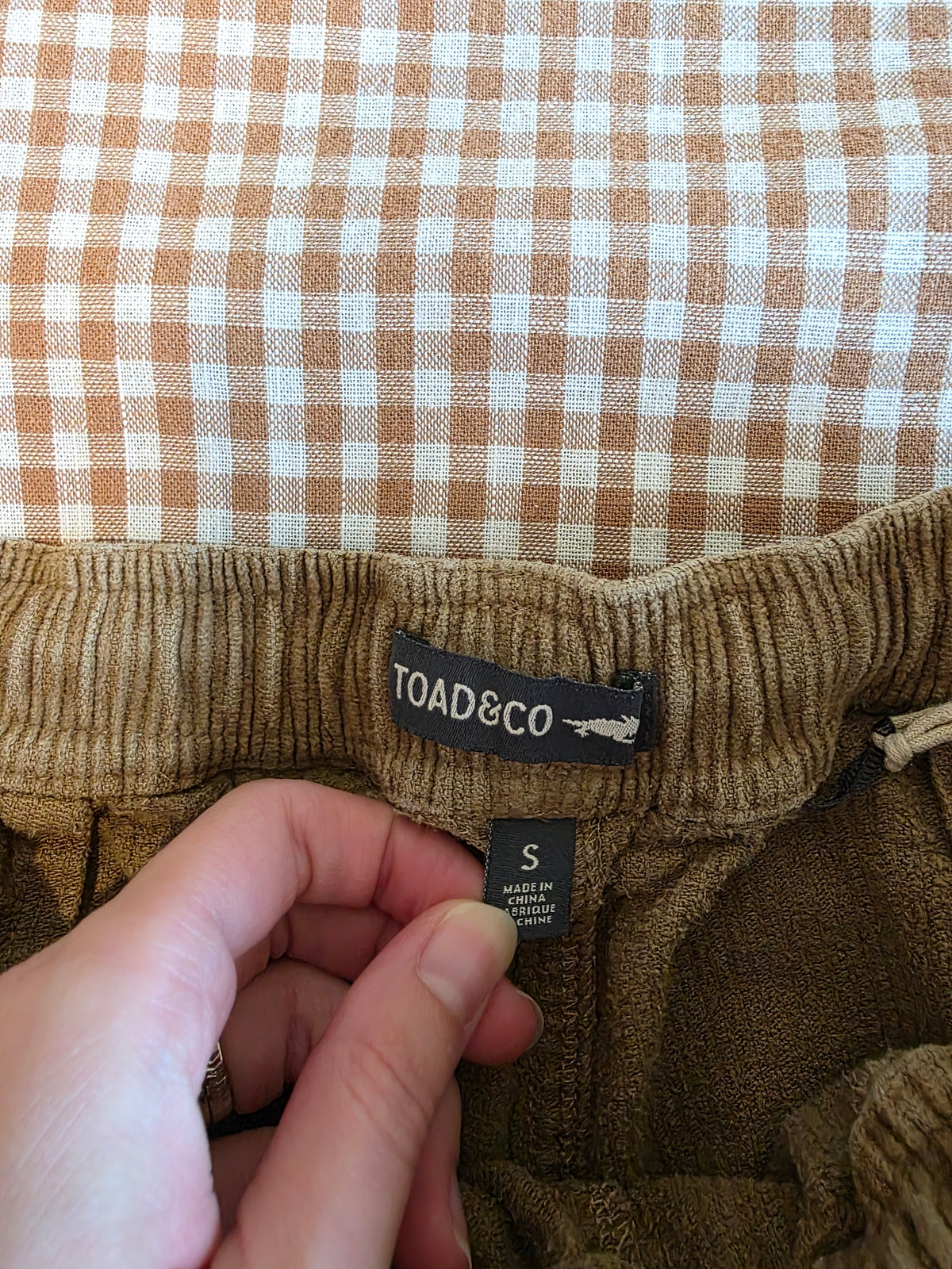 Toad & Co Corduroy Pull On Pants (S)
