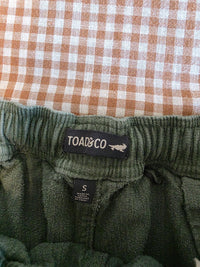 Toad & Co Corduroy Pull On Pants (S)