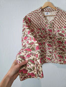 Anthropologie Floral Quilted Jacket (L)