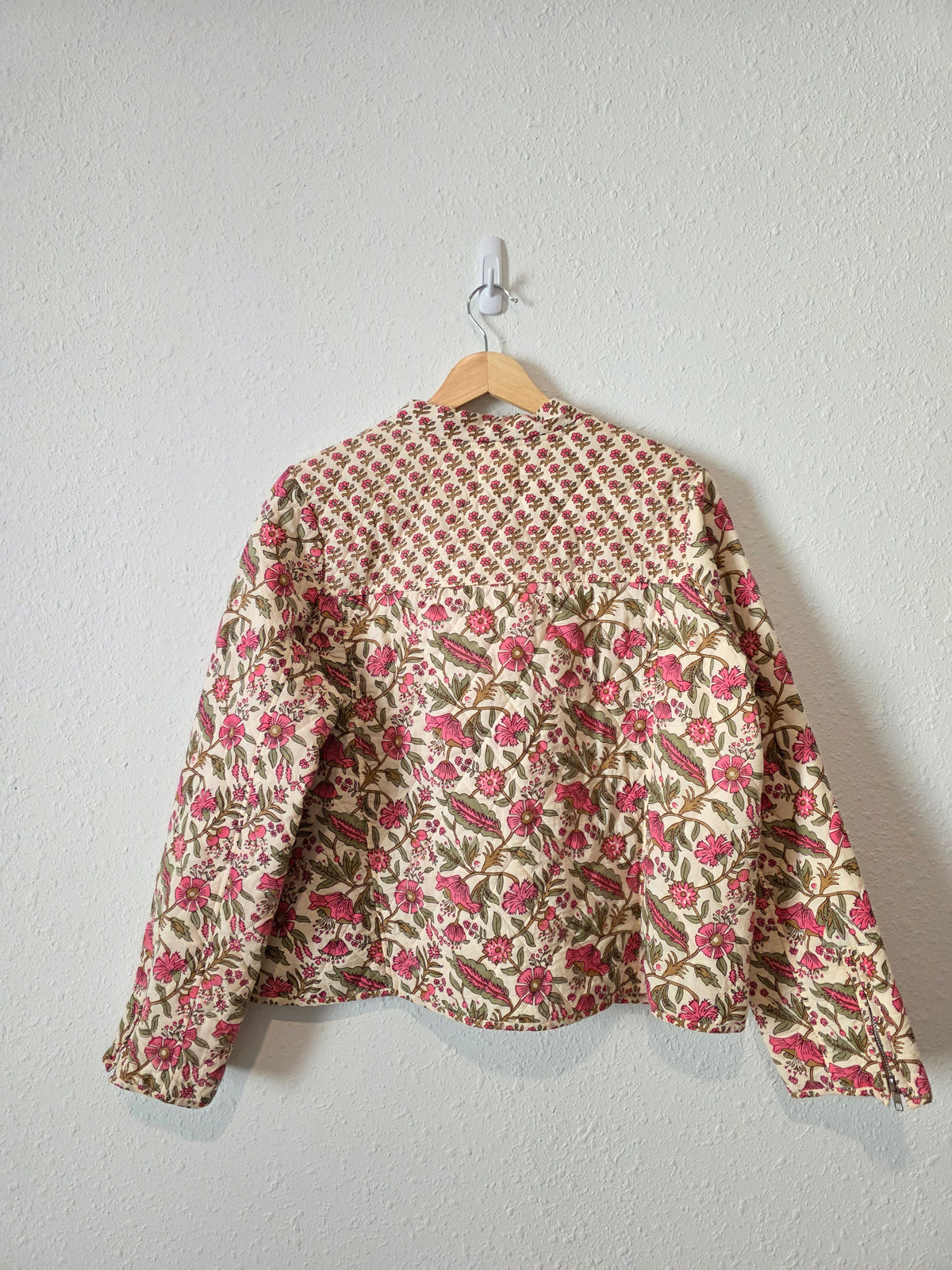 Anthropologie Floral Quilted Jacket (L)