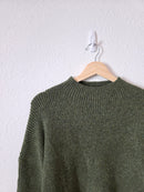 Abercrombie Ribbed Mock Neck Sweater (S)