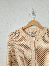 Miou Muse Open Stitch Cotton Cardigan (M)