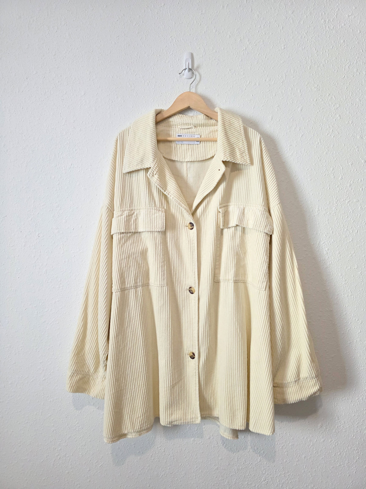 Asos Corduroy Button Up Shirt Jacket (24)