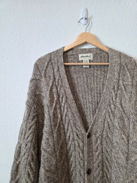Vintage Eddie Bauer Chunky Wool Cardigan (XL)