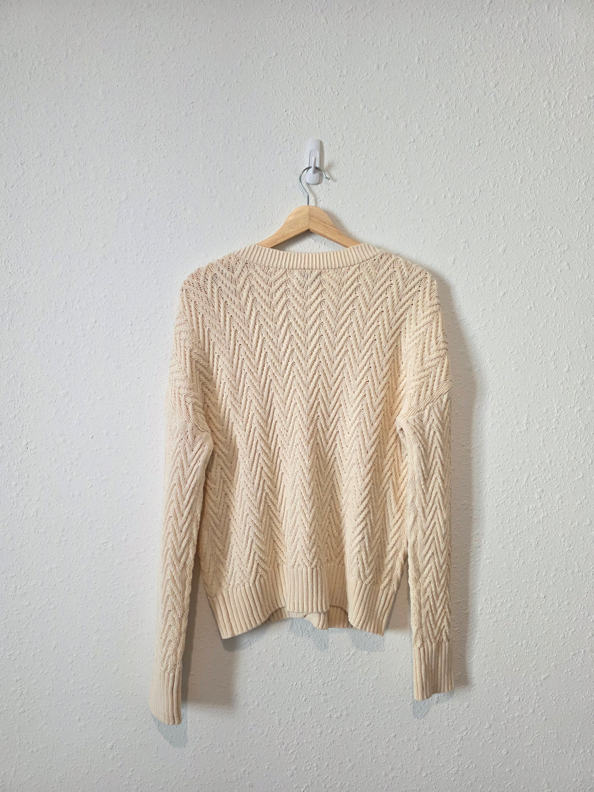 Evereve Textured Cotton Cardigan (XS)