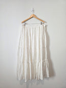 Arula Floral Embroidered Maxi Skirt (3X)