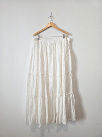 Arula Floral Embroidered Maxi Skirt (3X)