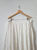 Arula Floral Embroidered Maxi Skirt (3X)