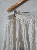 Arula Floral Embroidered Maxi Skirt (3X)