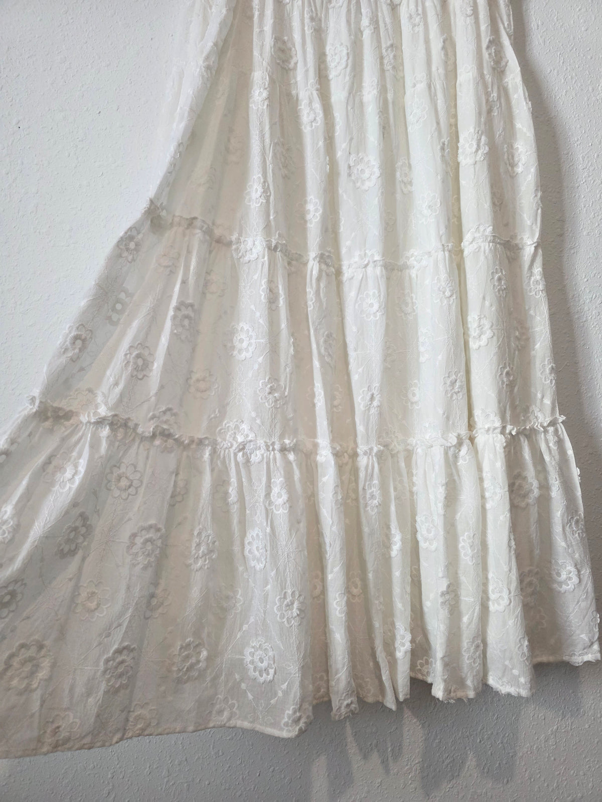 Arula Floral Embroidered Maxi Skirt (3X)