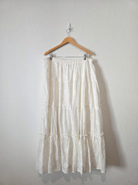 Arula Floral Embroidered Maxi Skirt (3X)