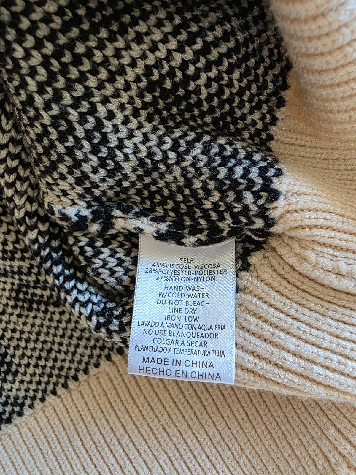 &Merci Floral Tie Sweater Vest (M)