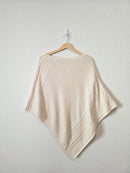 J.Jill Cable Knit Poncho Sweater (OS)
