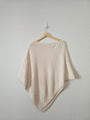 J.Jill Cable Knit Poncho Sweater (OS)
