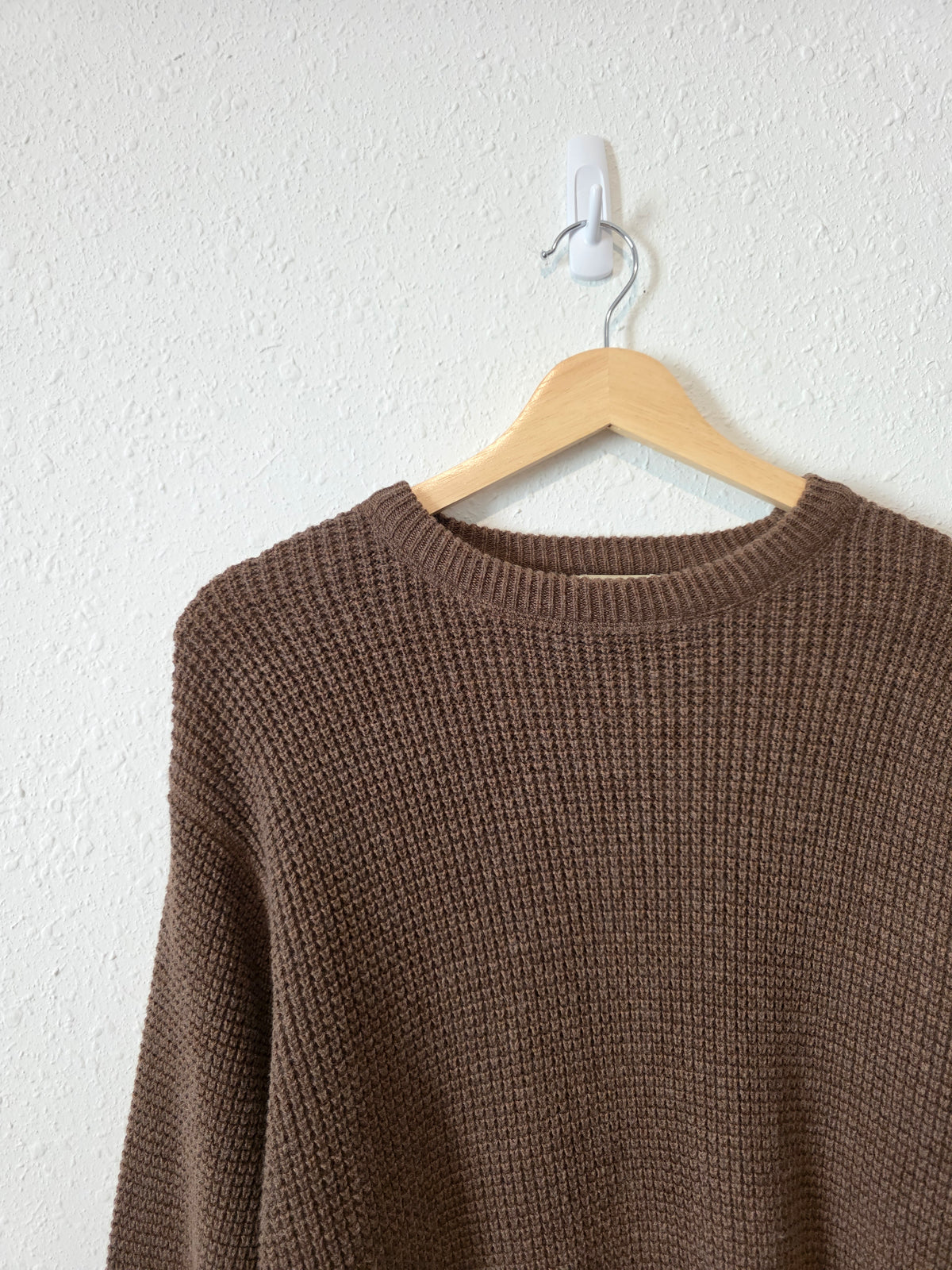 Vintage LL Bean Brown Cotton Wool Sweater (M)