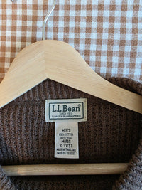 Vintage LL Bean Brown Cotton Wool Sweater (M)