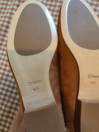 Quince Leather Suede Penny Loafers (6.5)