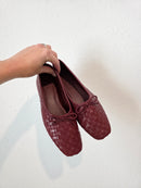 Quince Woven Leather Ballet Flats (6)