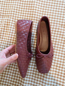 Quince Woven Leather Ballet Flats (6)