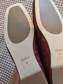Quince Woven Leather Ballet Flats (6)