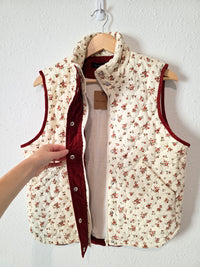 NEW Blu Pepper Floral Quilted Vest (M)