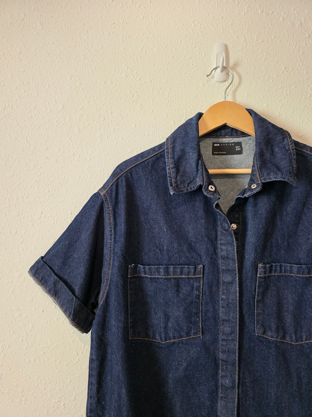 Asos Denim Mini Shirt Dress (6)