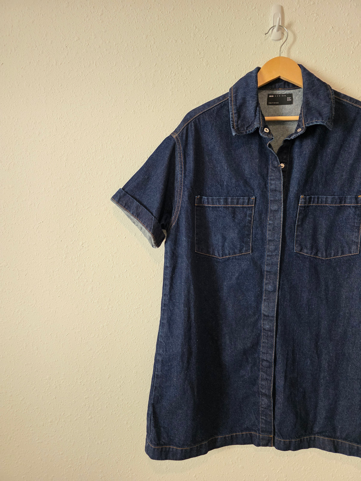 Asos Denim Mini Shirt Dress (6)