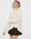 Aerie Oversized Turtleneck Sweater (XS)