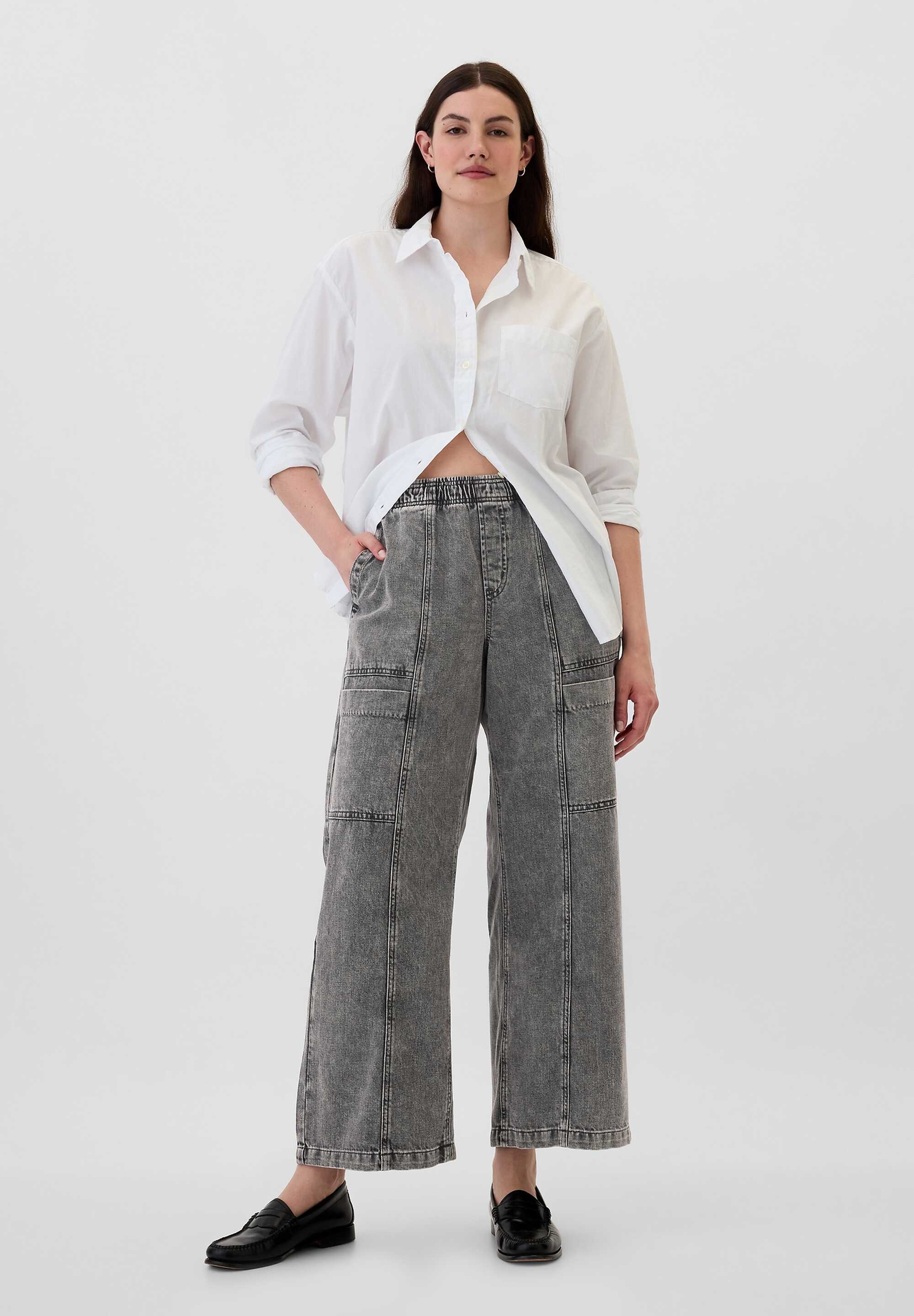 Gap Wide Leg Easy Jeans (M)