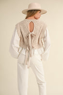 NEW Mable Knit Tie Back Sweater (M)