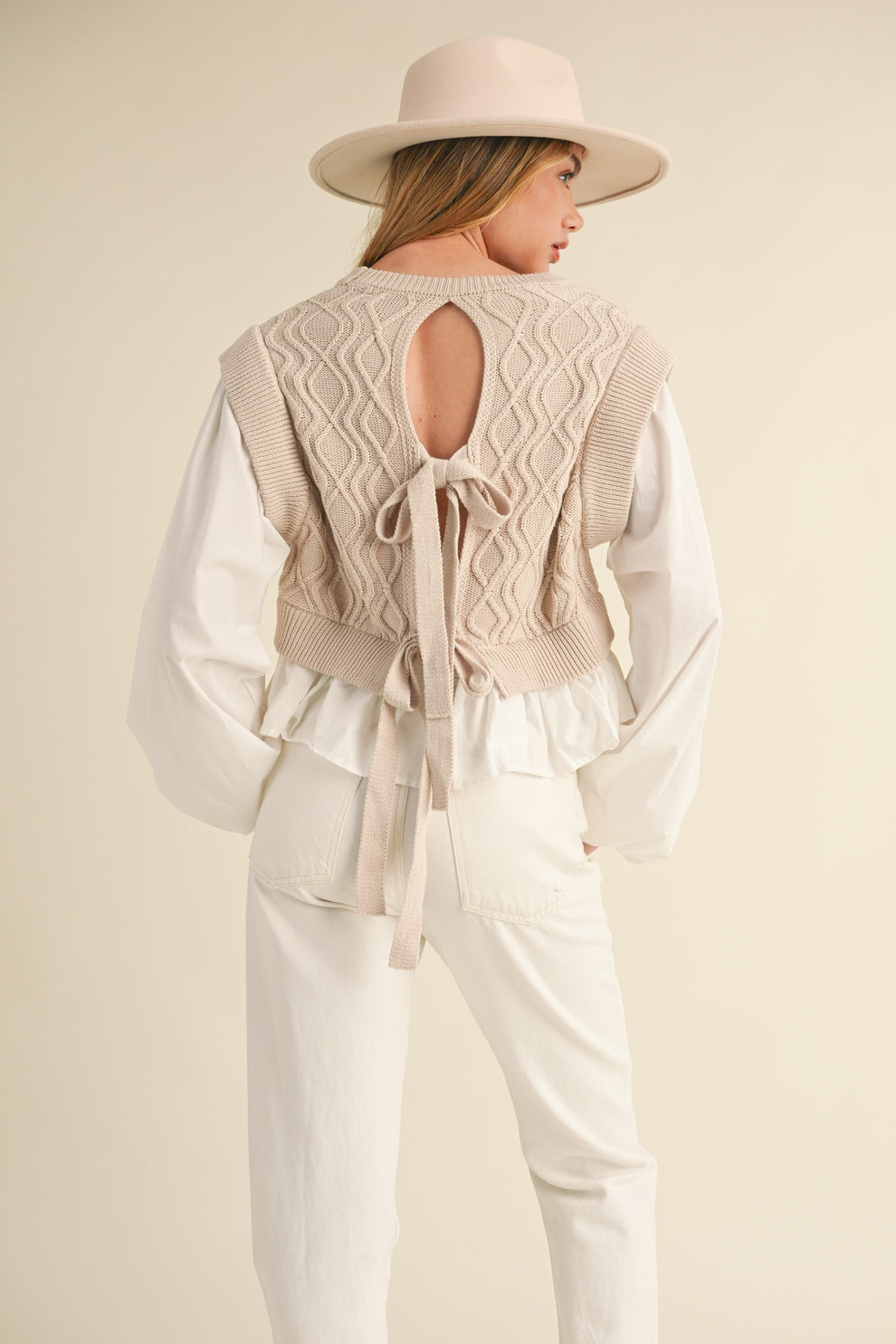 NEW Mable Knit Tie Back Sweater (M)