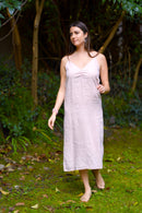 NEW Blush Linen Midi Dress (L)