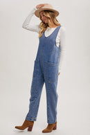 Denim Straight Overalls (S)