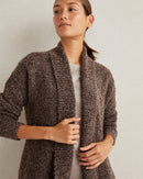 Haven Brown Cozy Knit Cardigan (XXL)