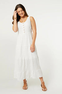 Flowy Tiered Maxi Dress (L/XL)