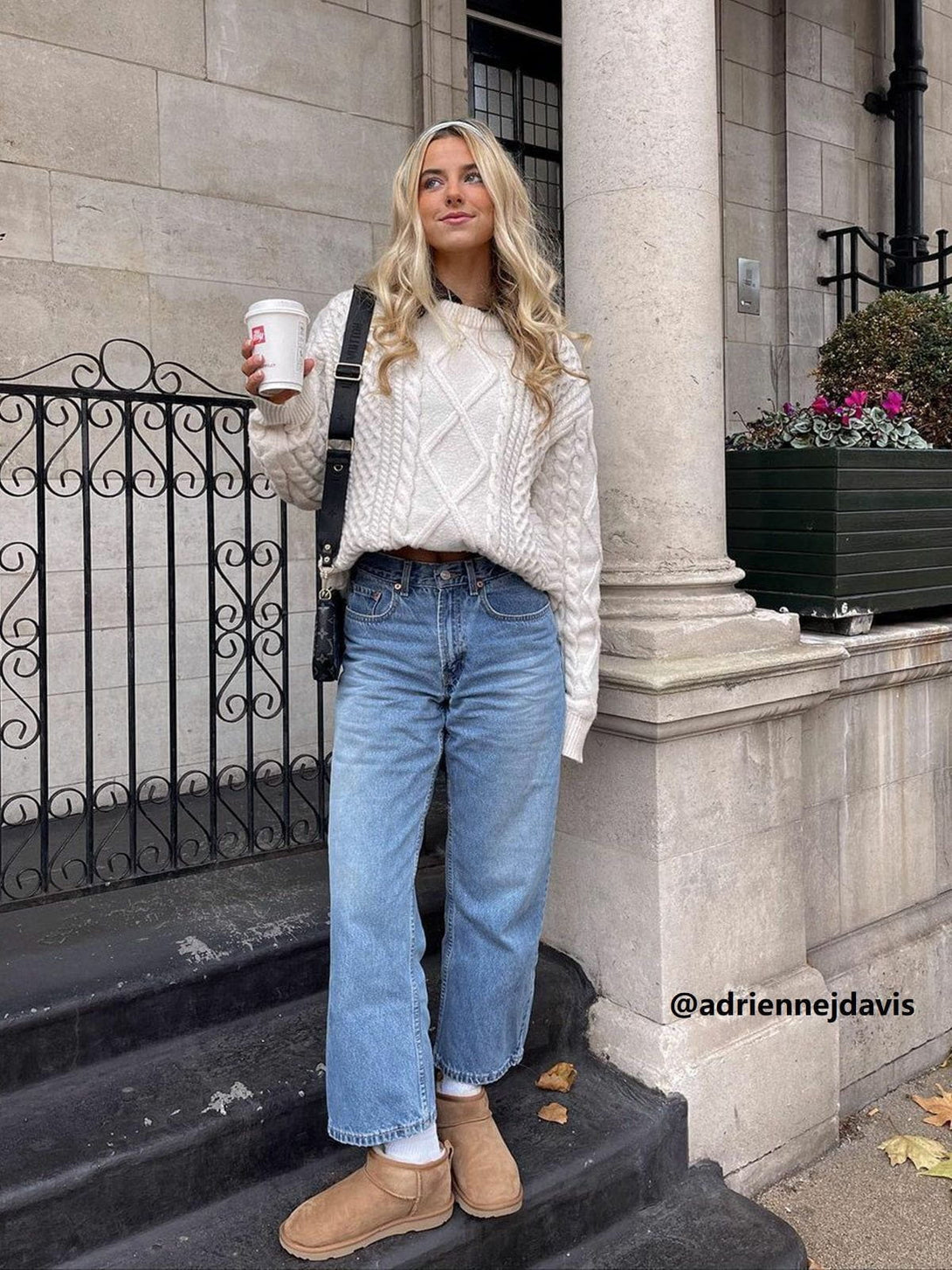 Aelfric Eden Chunky Cable Knit Sweater (L)