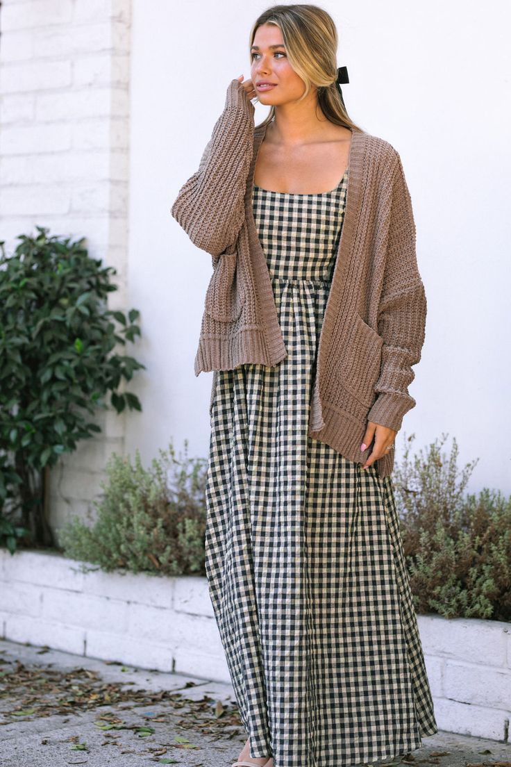 Vintage Gingham Midi Dress (3X)