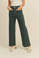 Miou Muse Black Wide Leg Jeans (S)