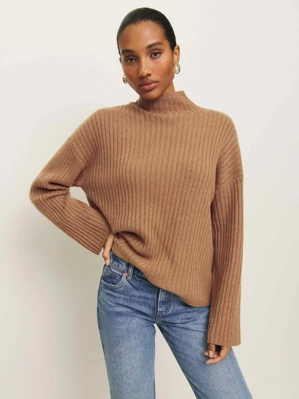 Gap Ribbed Mockneck Sweater (XL)