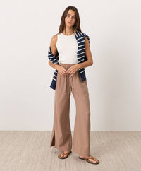 Pact Organic Cotton Wide Leg Pants (M)