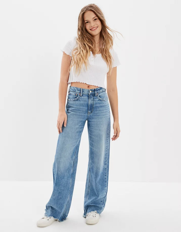 Baggy Wide Leg Jeans (12 xlong)