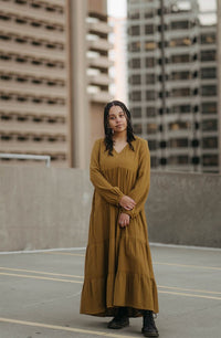 Cotton Gauze Maxi Dress (M)