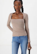 NEW Abercrombie Square Neck Top (XS)