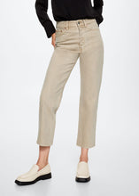 Load image into Gallery viewer, Mango Beige Straight Jeans (4)
