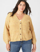 Mustard Puff Sleeve Sweater (26/28)