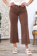 Rust Wide Leg Jeans (3X)