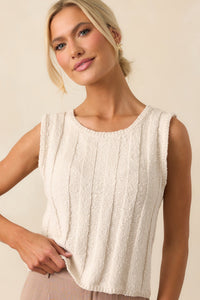Z Supply Textured Knit Tank (L)
