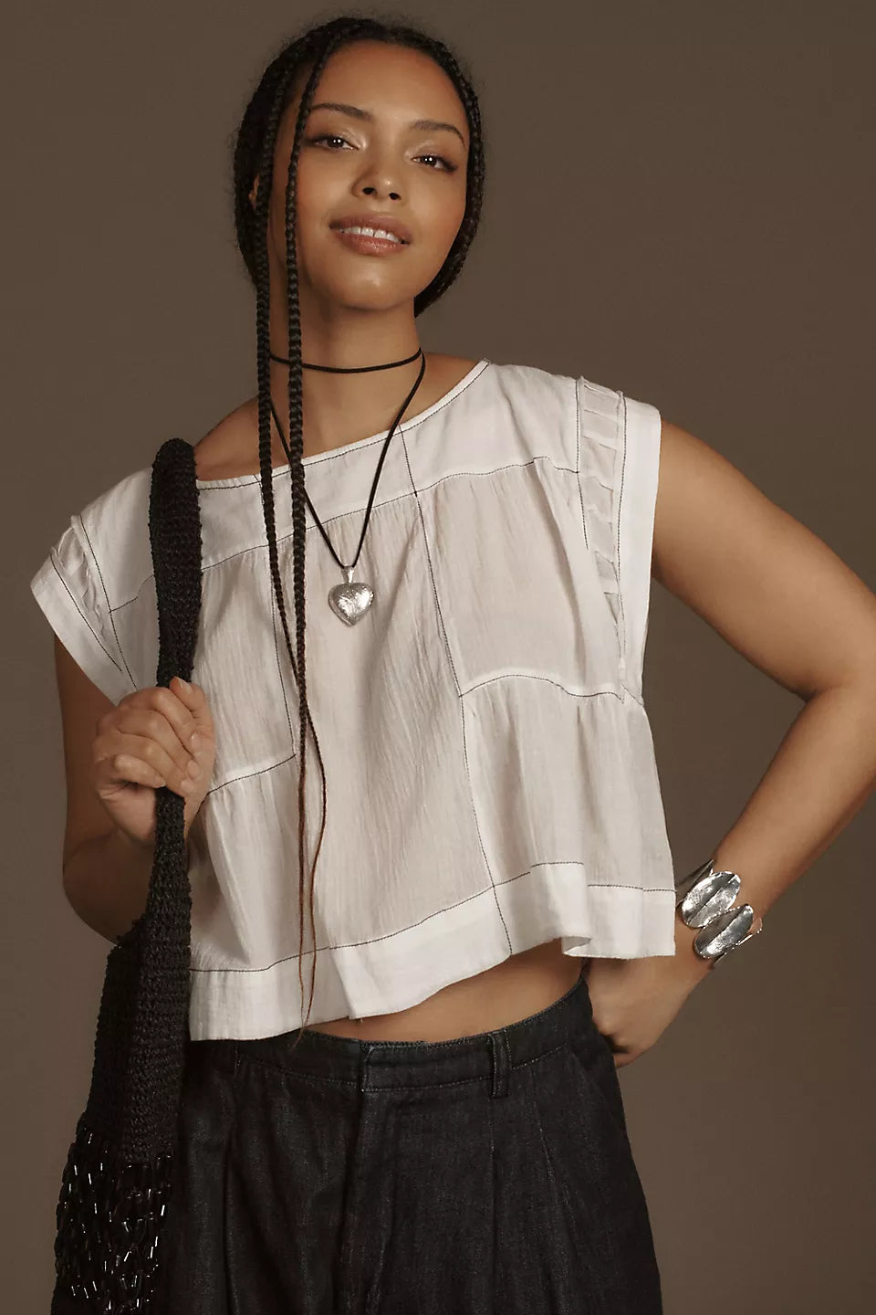 Anthropologie Cotton Babydoll Top (3X)
